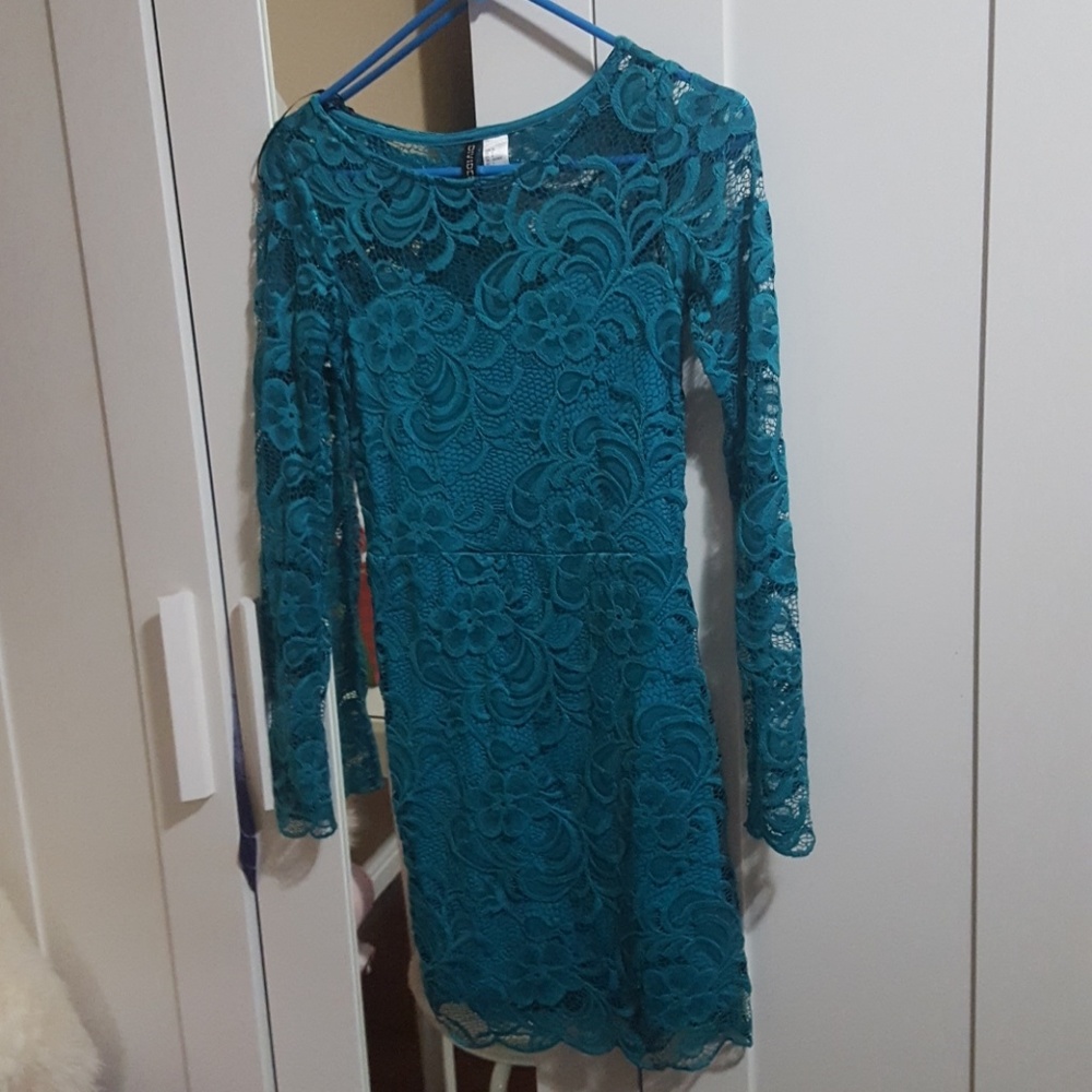 Turquoise dress